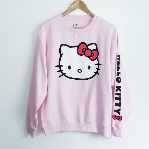 NEW Hello Kitty Pink Sweatshirt - Picture 2 of 11